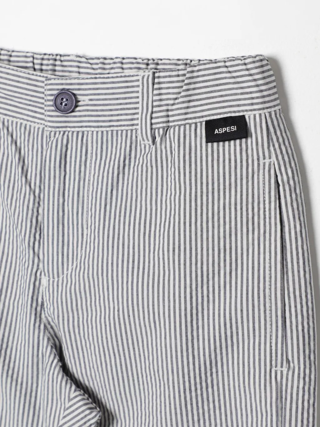 Striped Straight-Leg Trousers