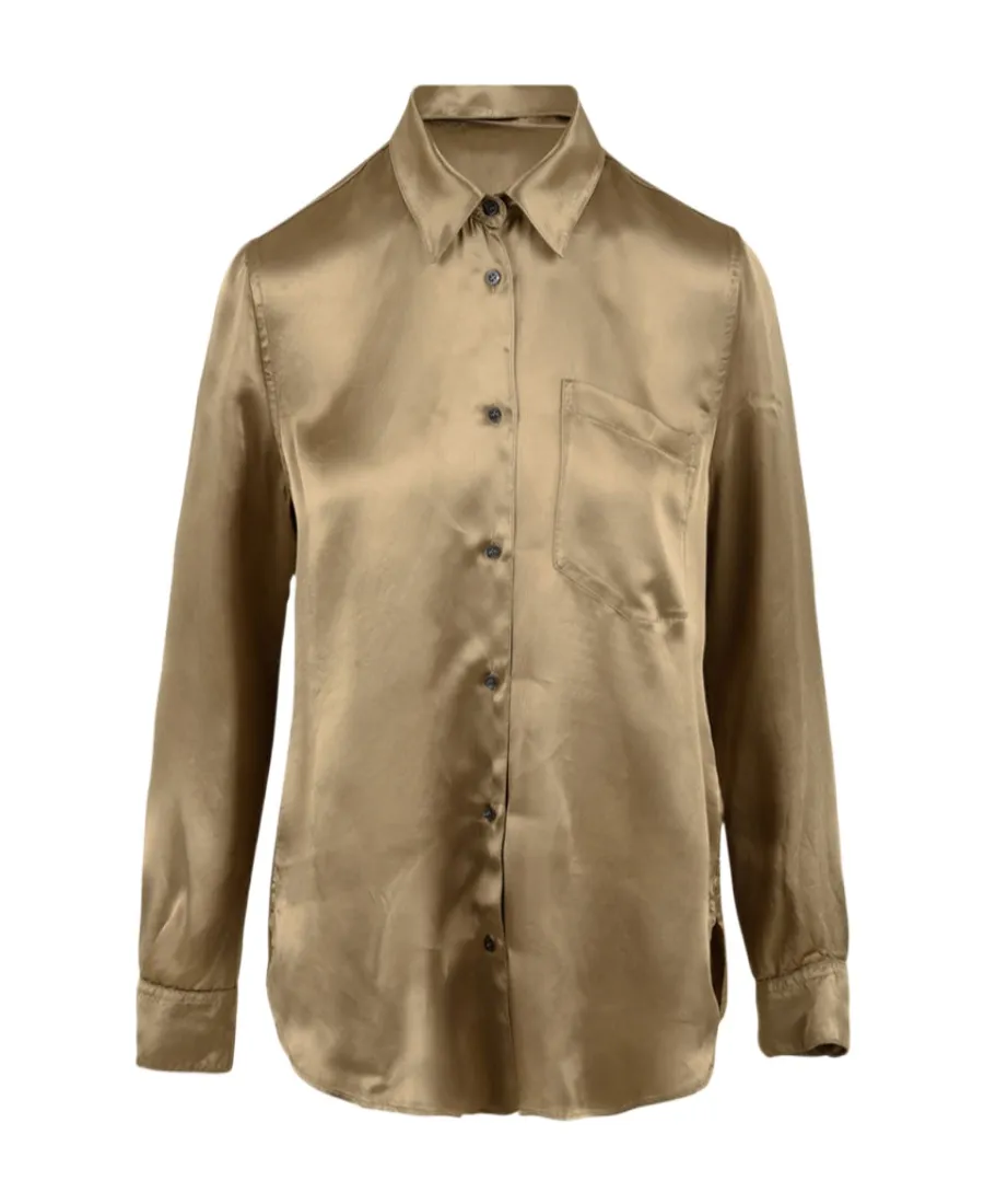 Buttoned Long-Sleeved Shirt