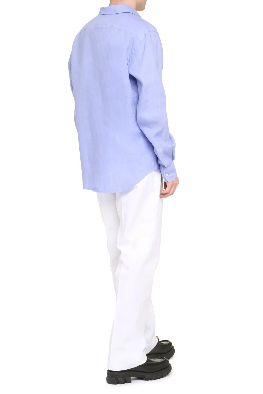 Button-Up Long-Sleeved Shirt