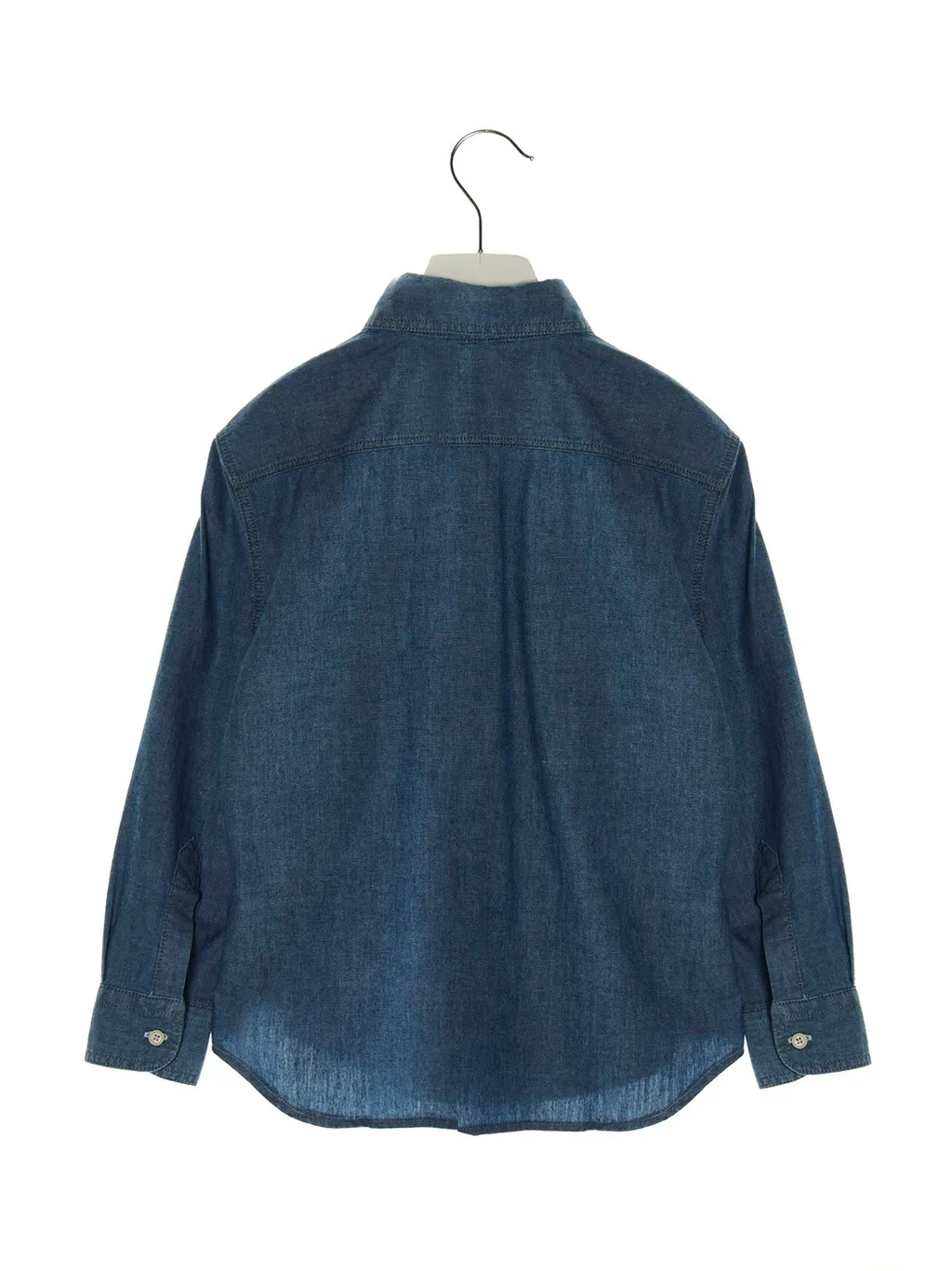 Long-Sleeve Buttoned Cotton Shirt
