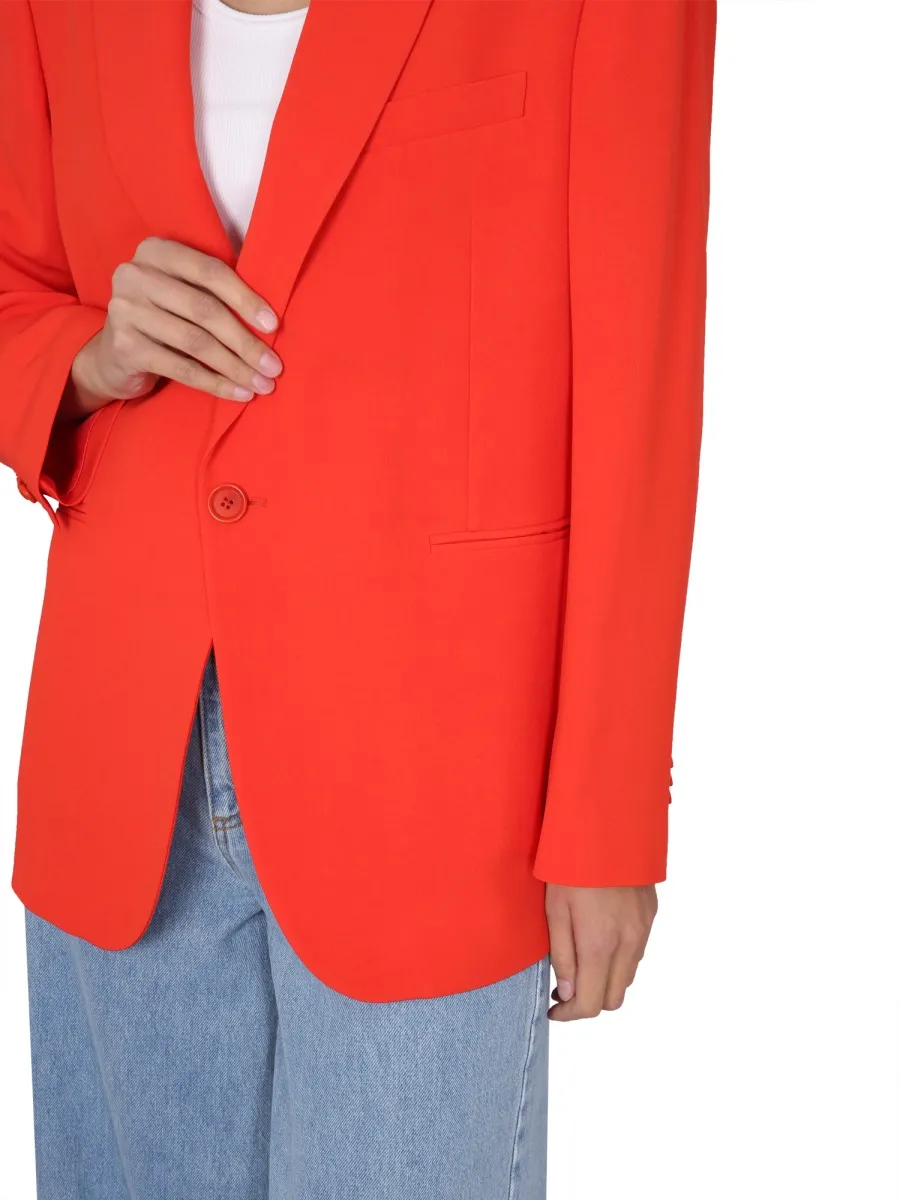 Pocketed Single-Breasted Blazer