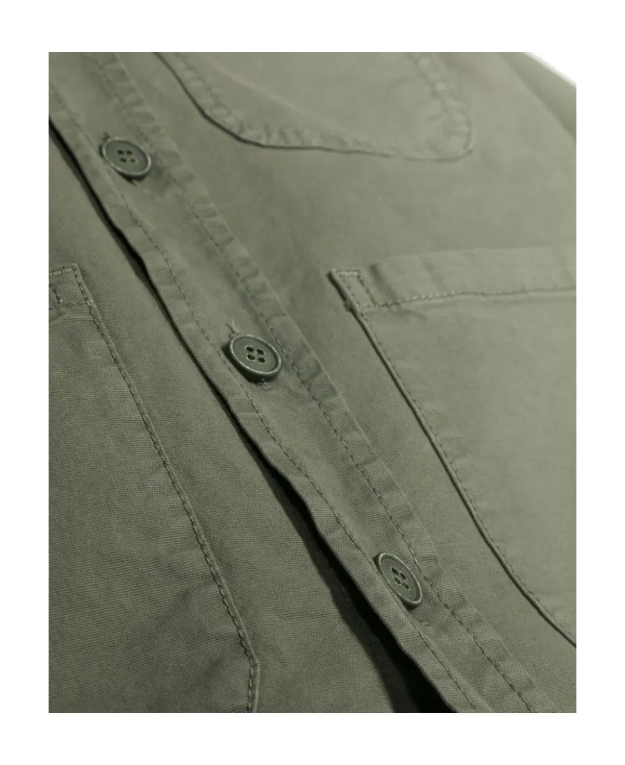 Kids Long-Sleeved Button-Up Shirt