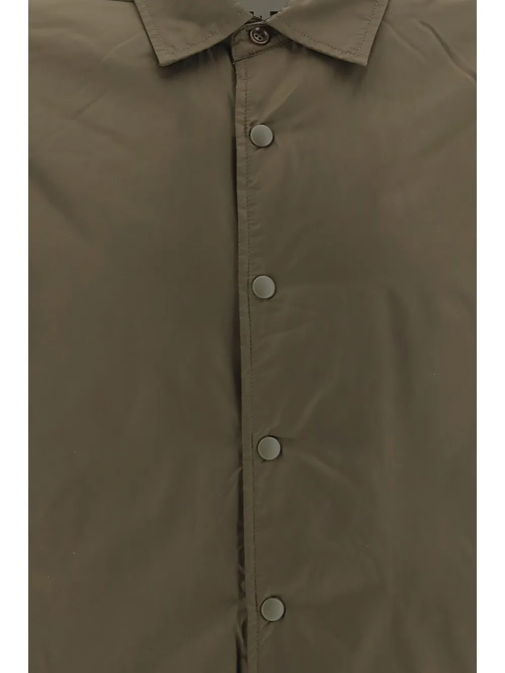 Buttoned Long-Sleeved Overshirt