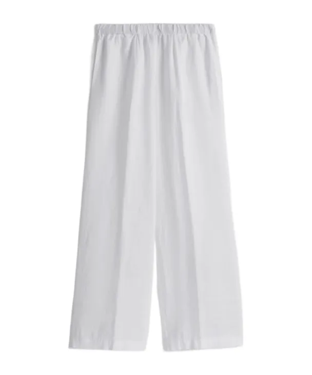 Pleated Wide-Leg Trousers