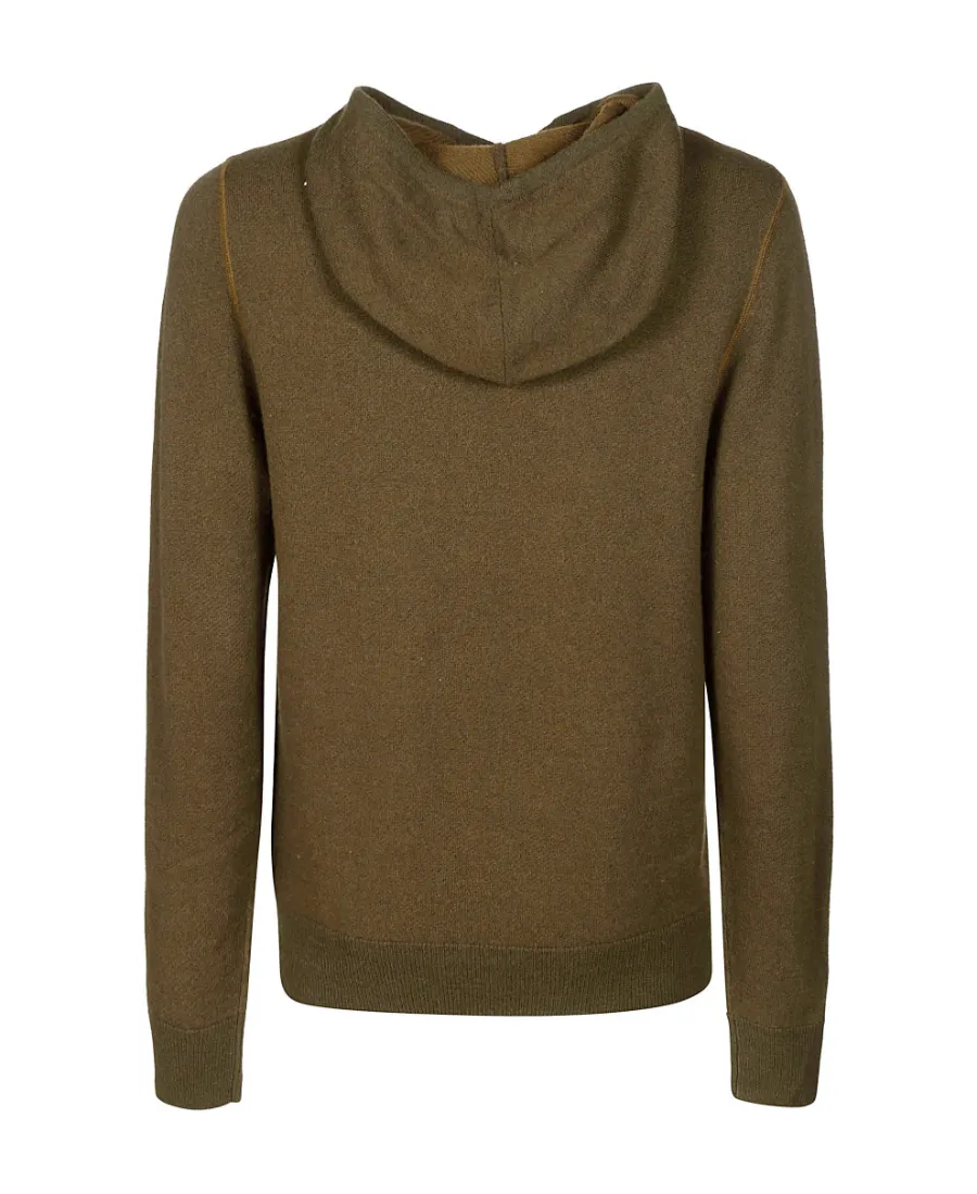 Drawstring Wool Hoodie