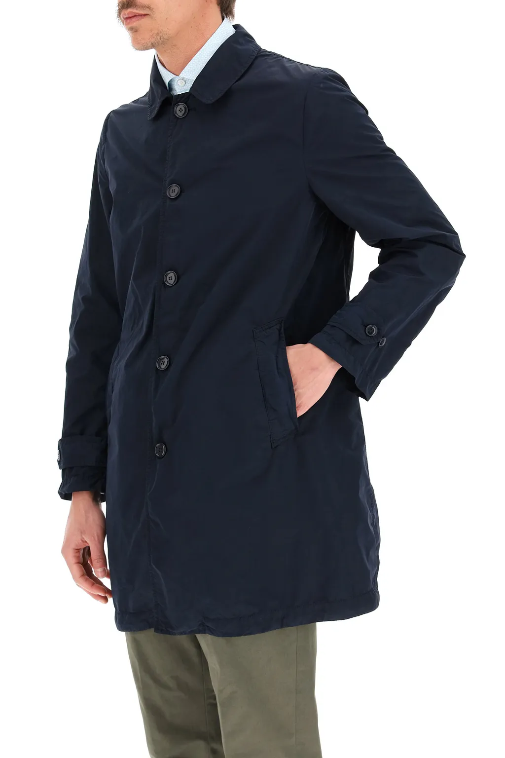 Mid-Length Single-Breasted Coat