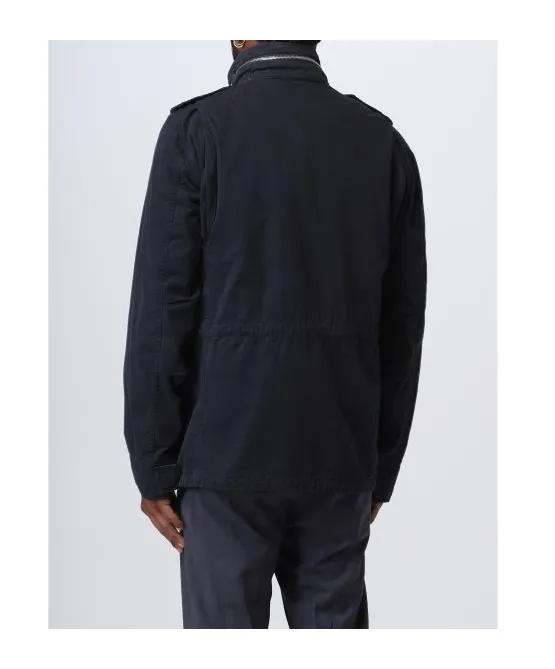 Concealed Hood Military Jacket