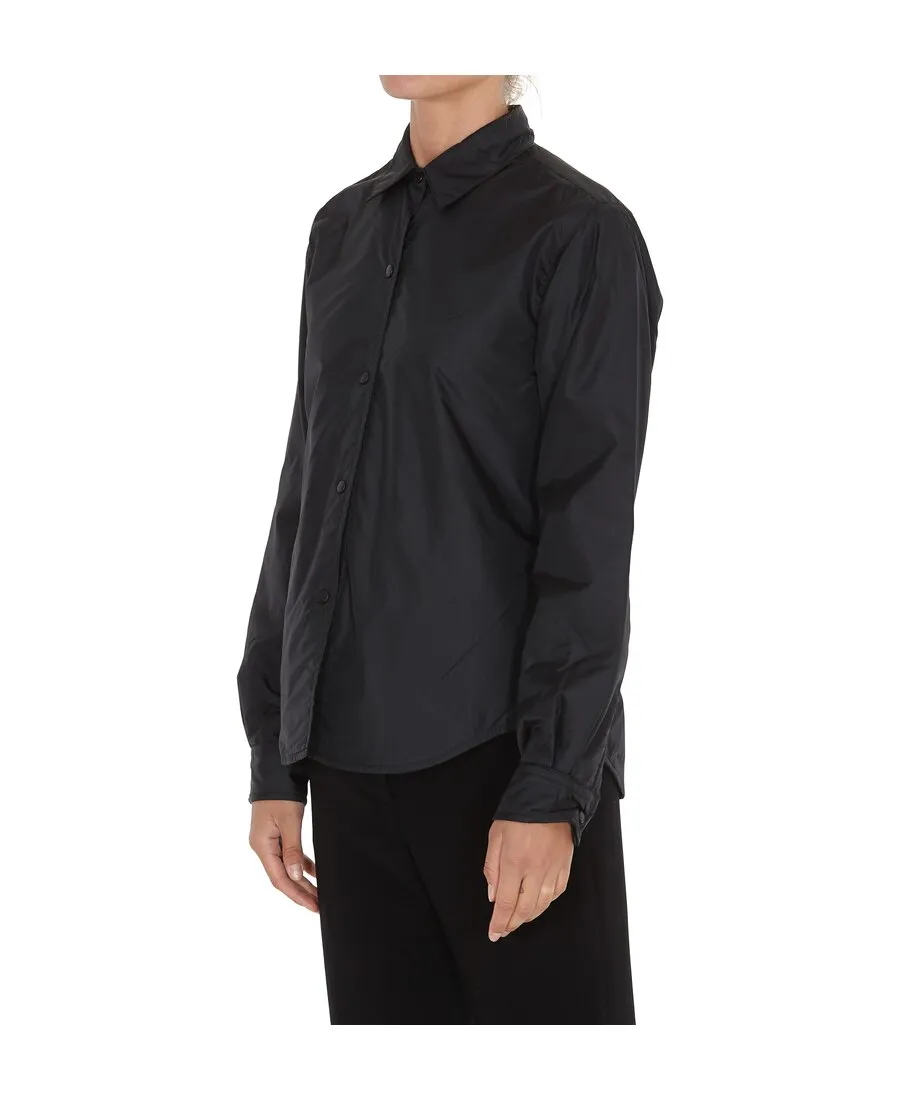 Buttoned Padded Shirt Jacket