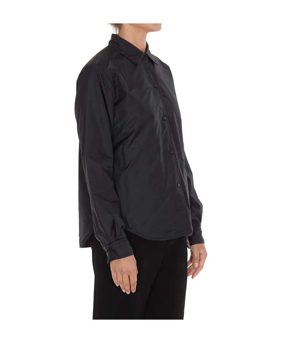 Buttoned Padded Shirt Jacket