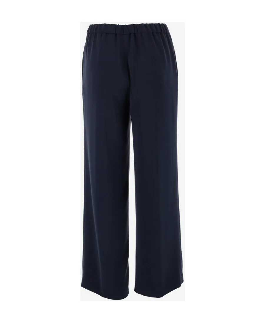 High-Waisted Wide Leg Trousers