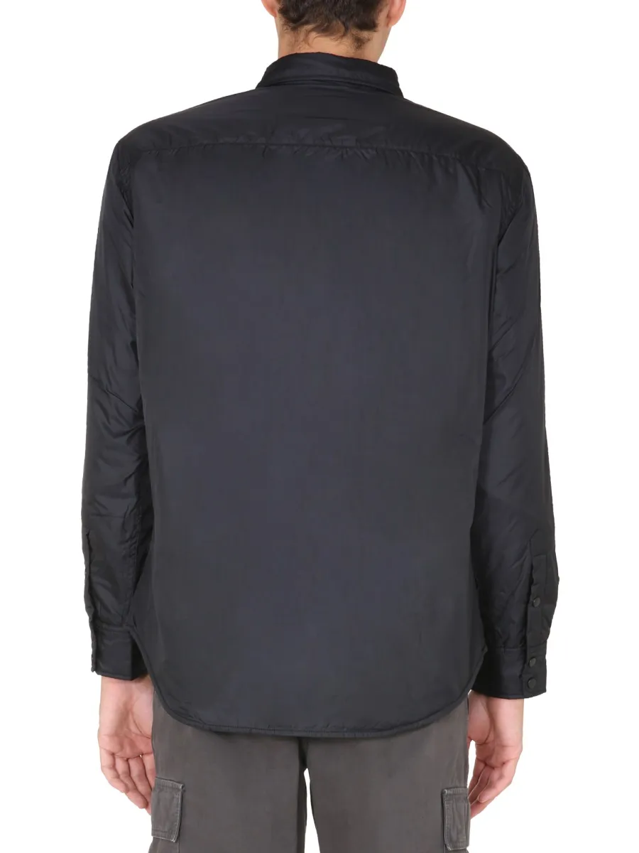 Patch Pocketed Buttoned Overshirt