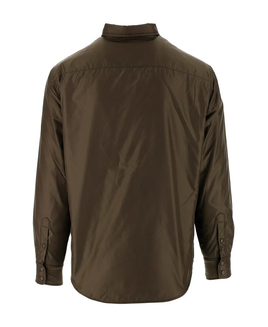 Buttoned Utility Shirt Jacket