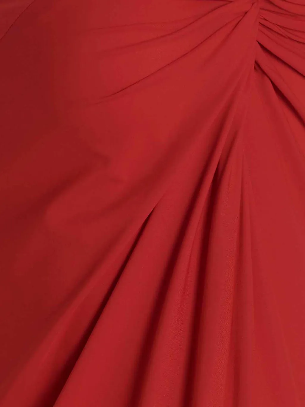 Draped Midi Skirt
