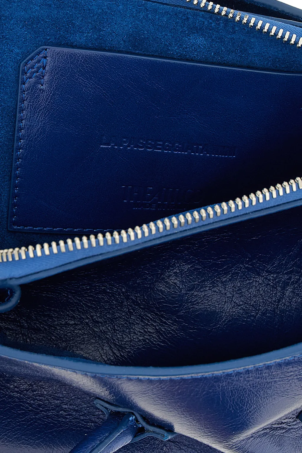 La Passeggiata Embossed-Logo Tote Bag