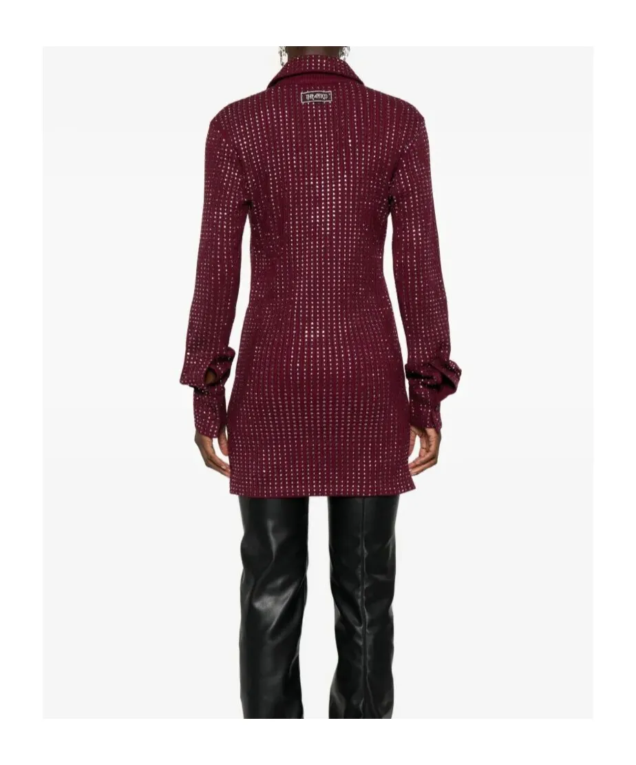Embellished Collared Dress