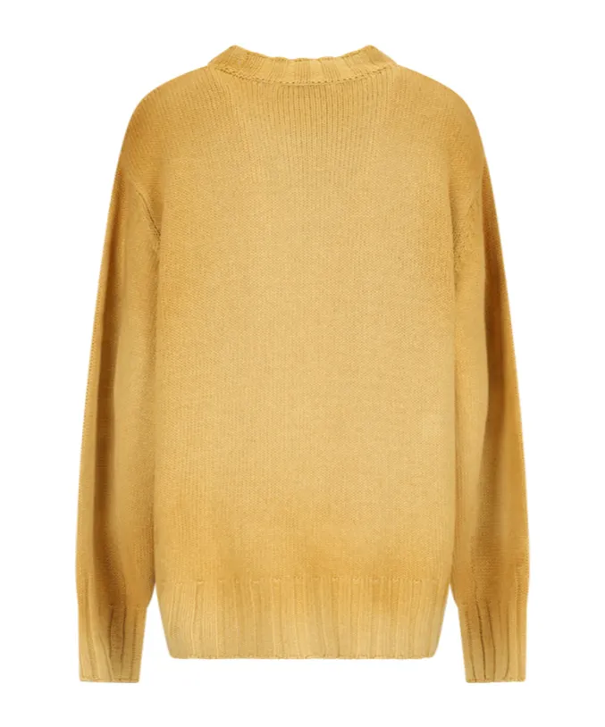 Logo Embroidered Asymmetric Jumper