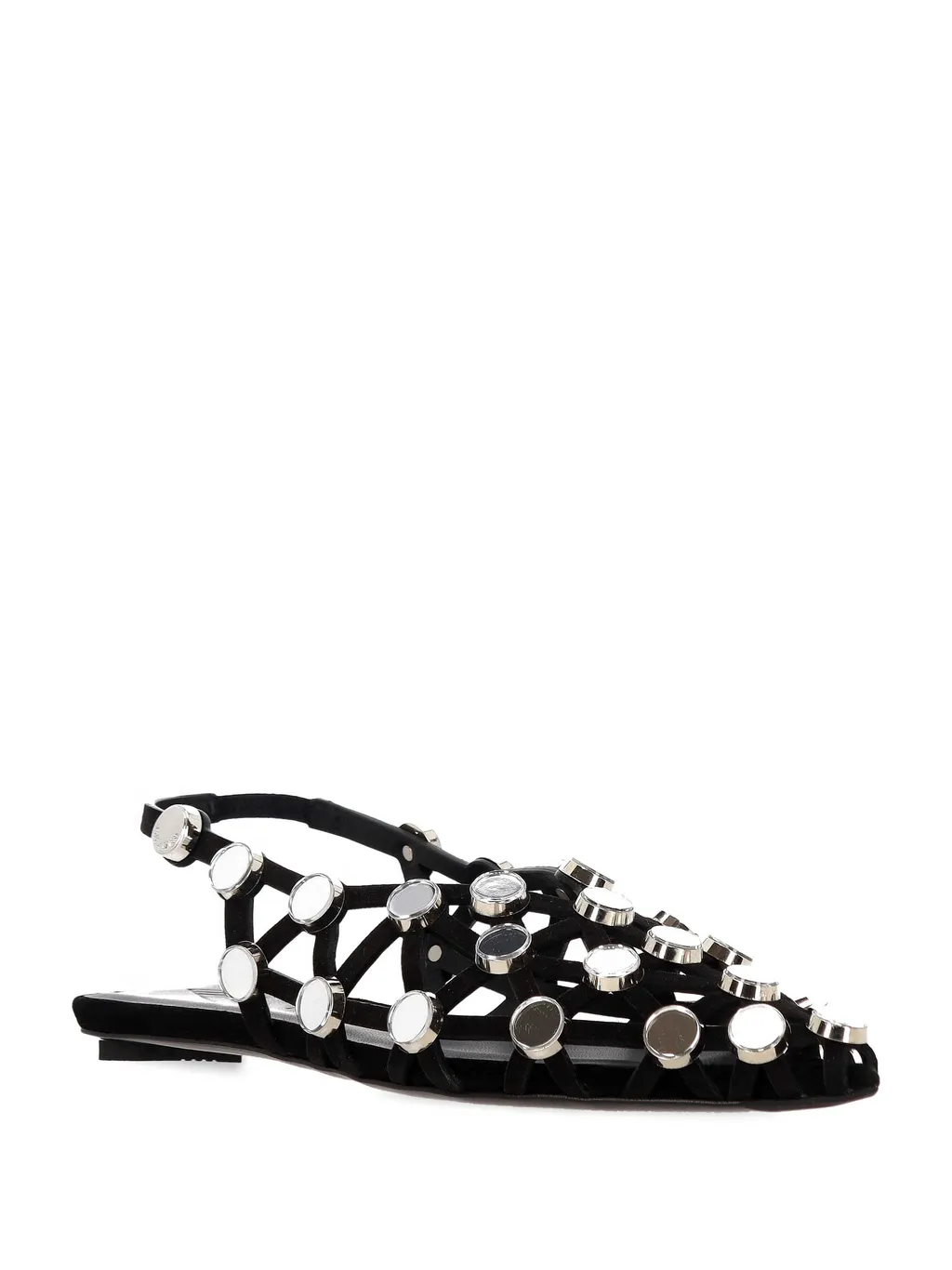 Pointed-Toe Flat Sandals