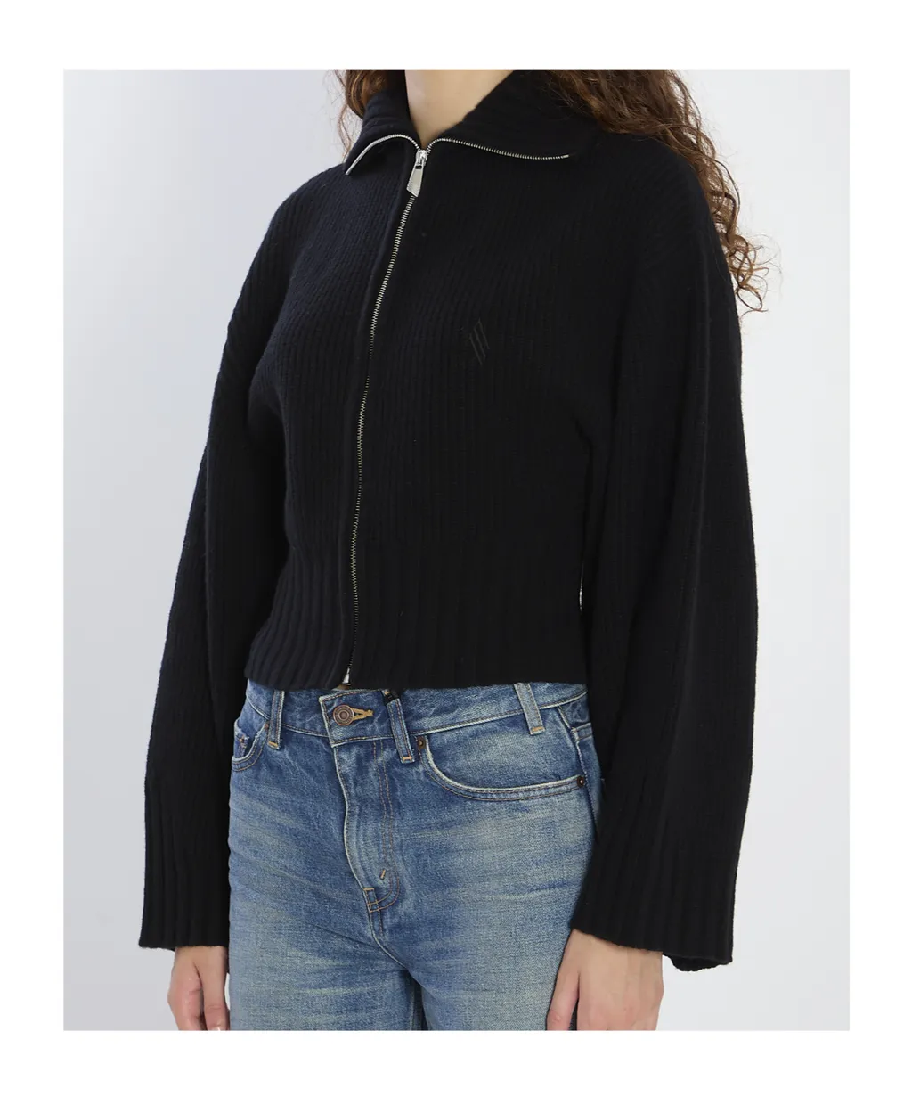 Zip-Up Cardigan