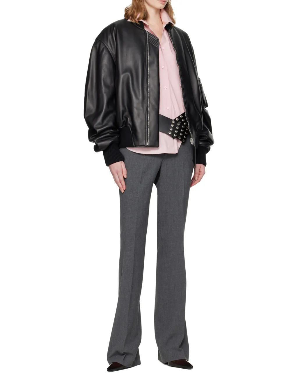 Button-Fastening Trousers