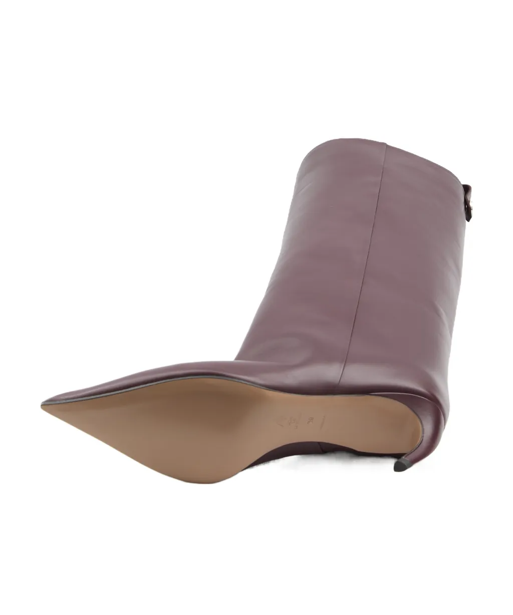 65Mm Pointed-Toe Leather Boots