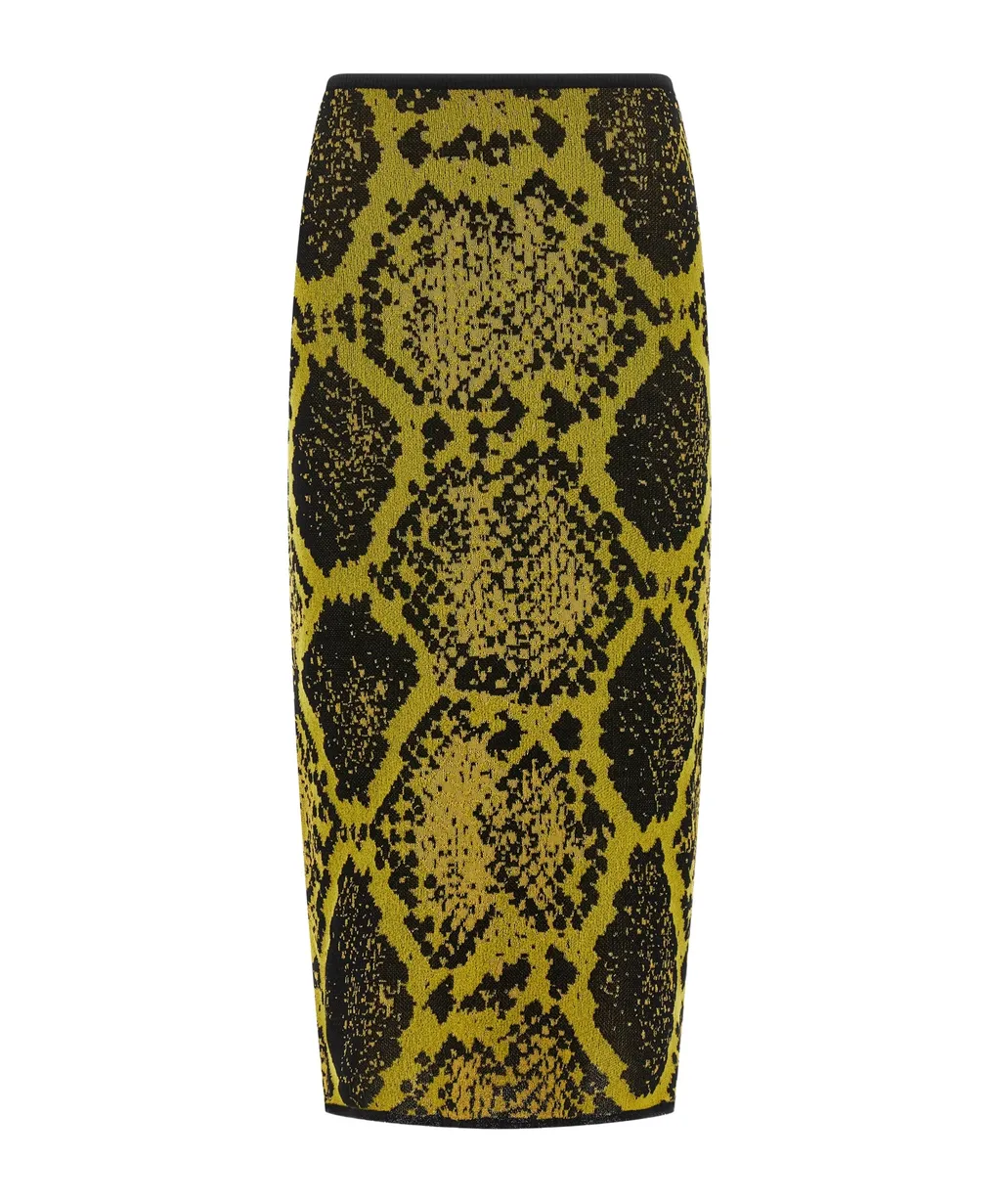 Python Jacquard Skirt