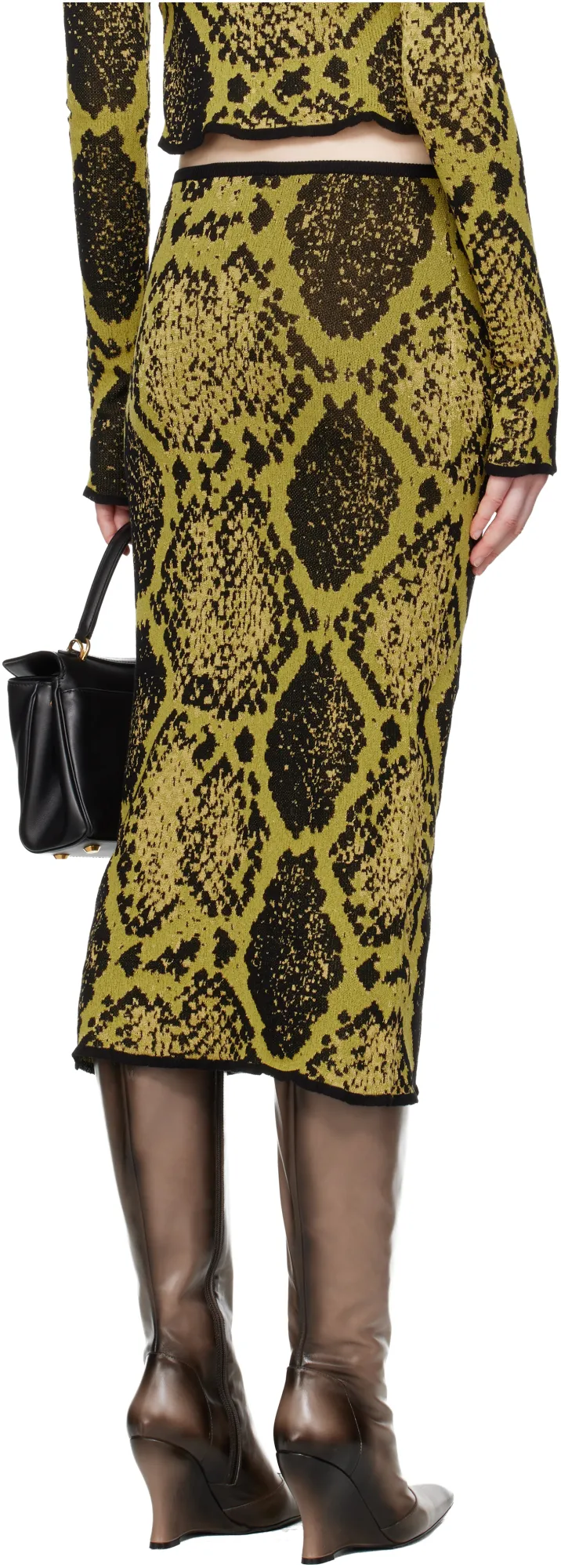 Python Jacquard Skirt
