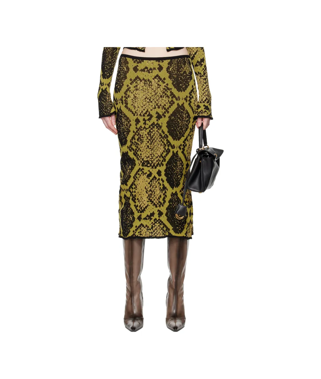 Python Jacquard Skirt