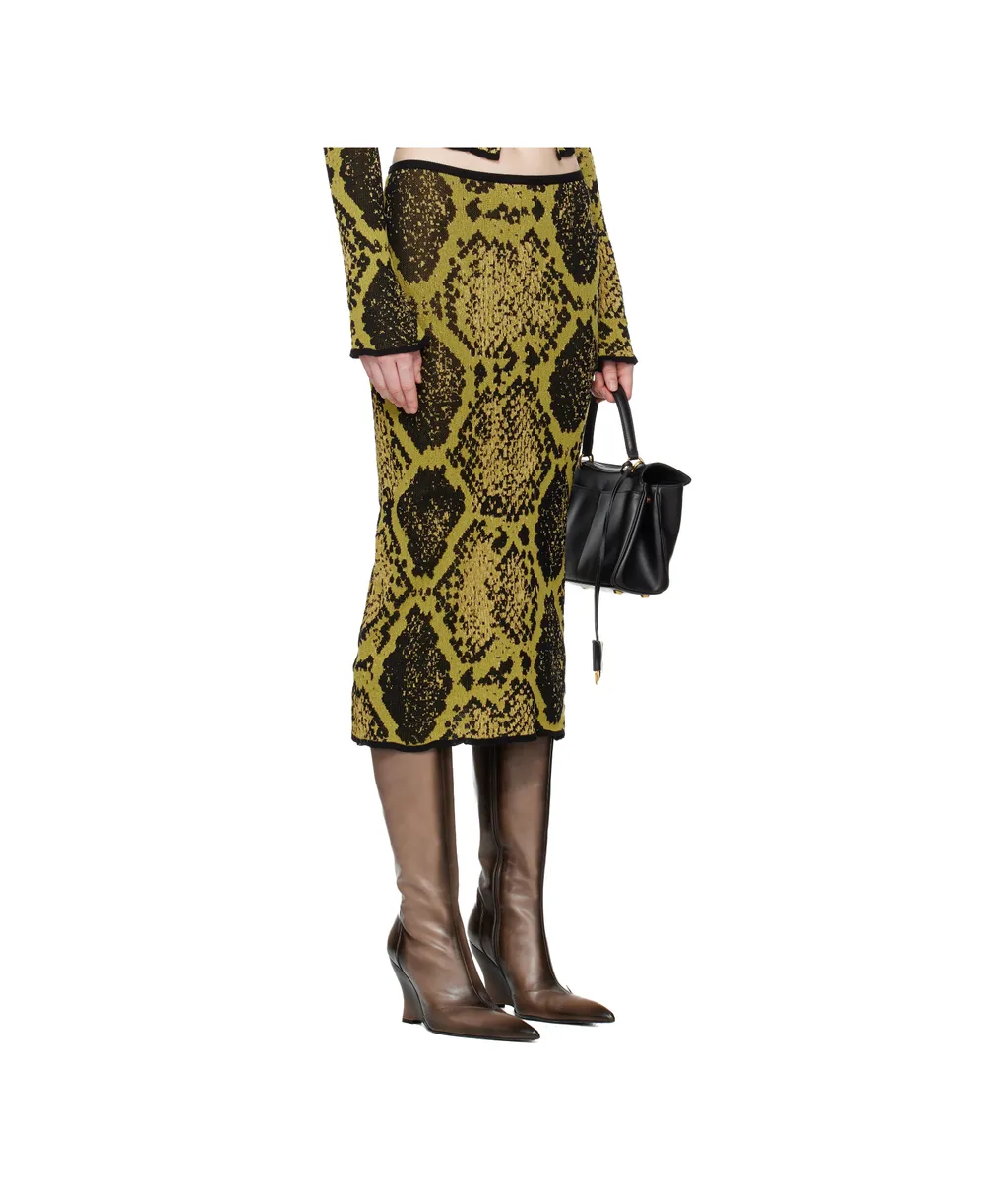 Python Jacquard Skirt