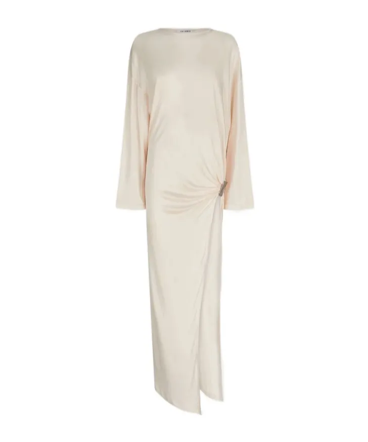 Long-Sleeved Midi Dress