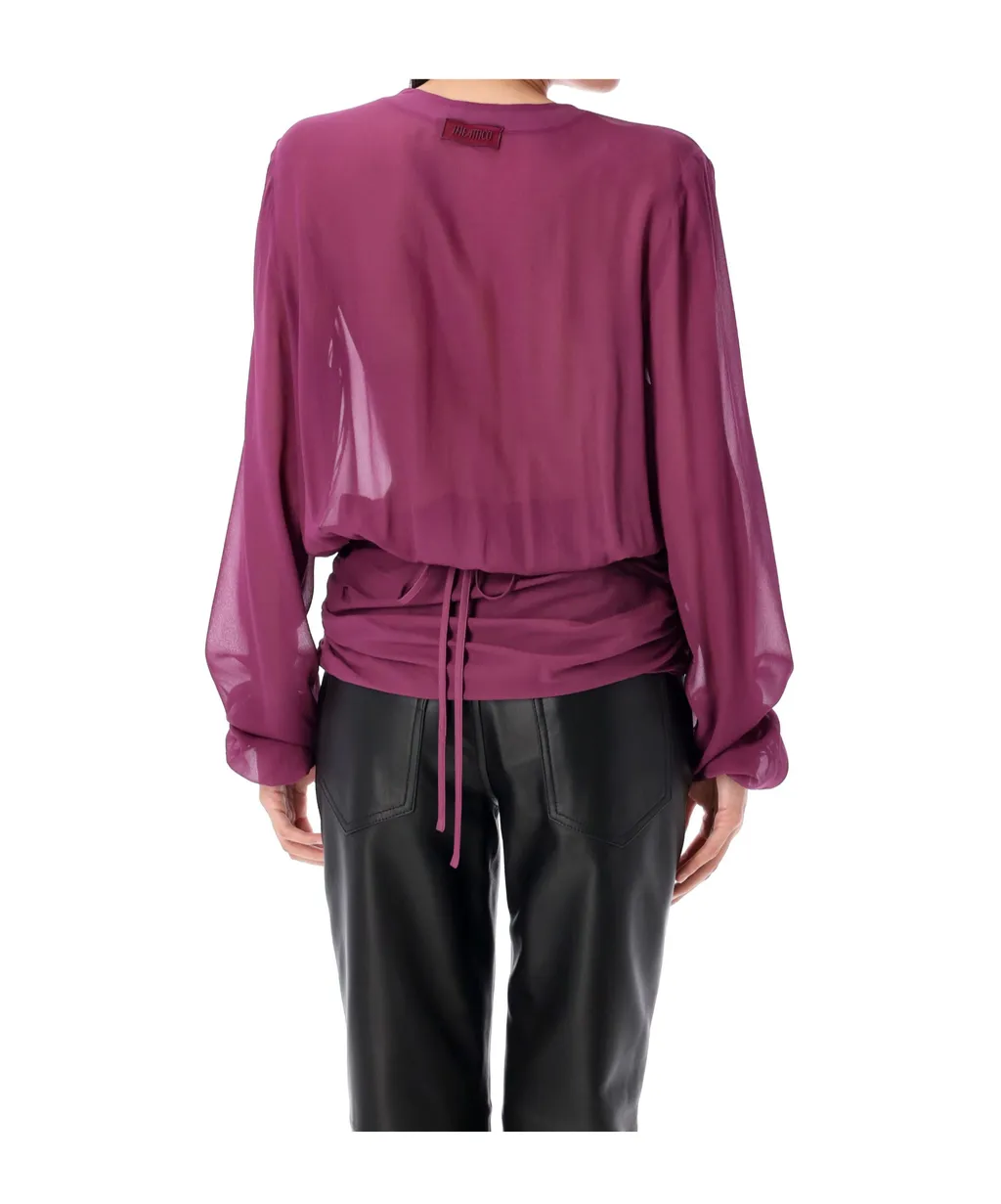 Georgette Wrap Blouse