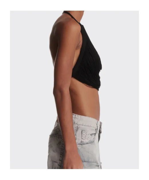 Multi-Strings Cropped Top