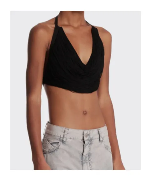 Multi-Strings Cropped Top