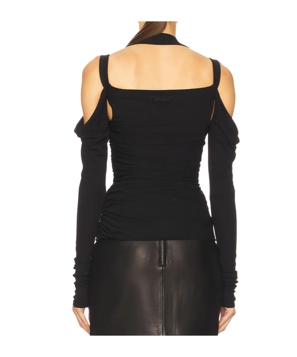 Halterneck Ruched Top