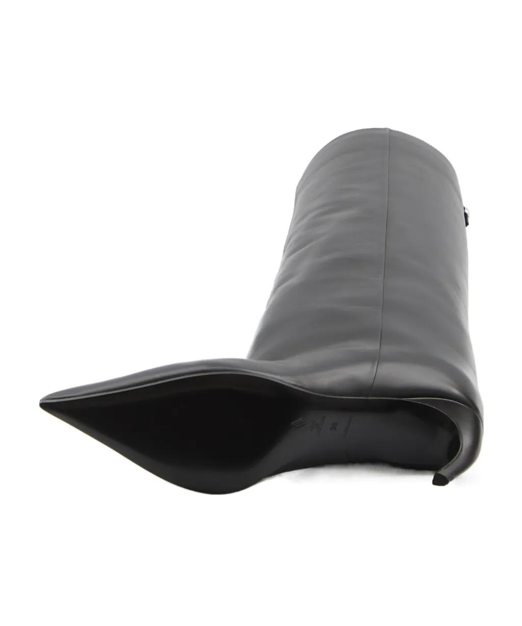 Lea Pointed-Toe Knee-High Boots