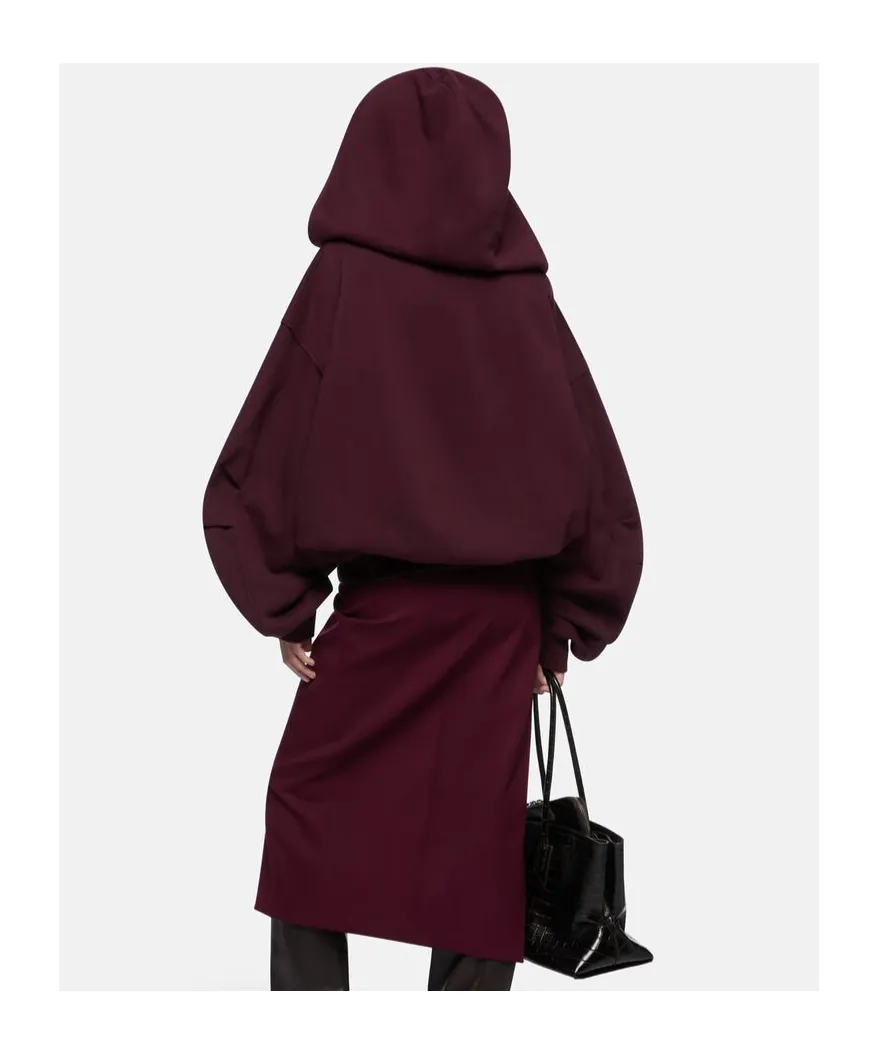 Zipped Hooded Sweatshirt