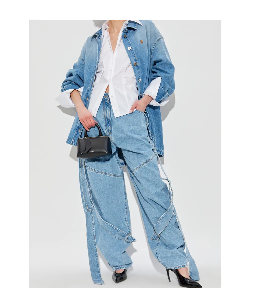 Button-Up Denim Shirt