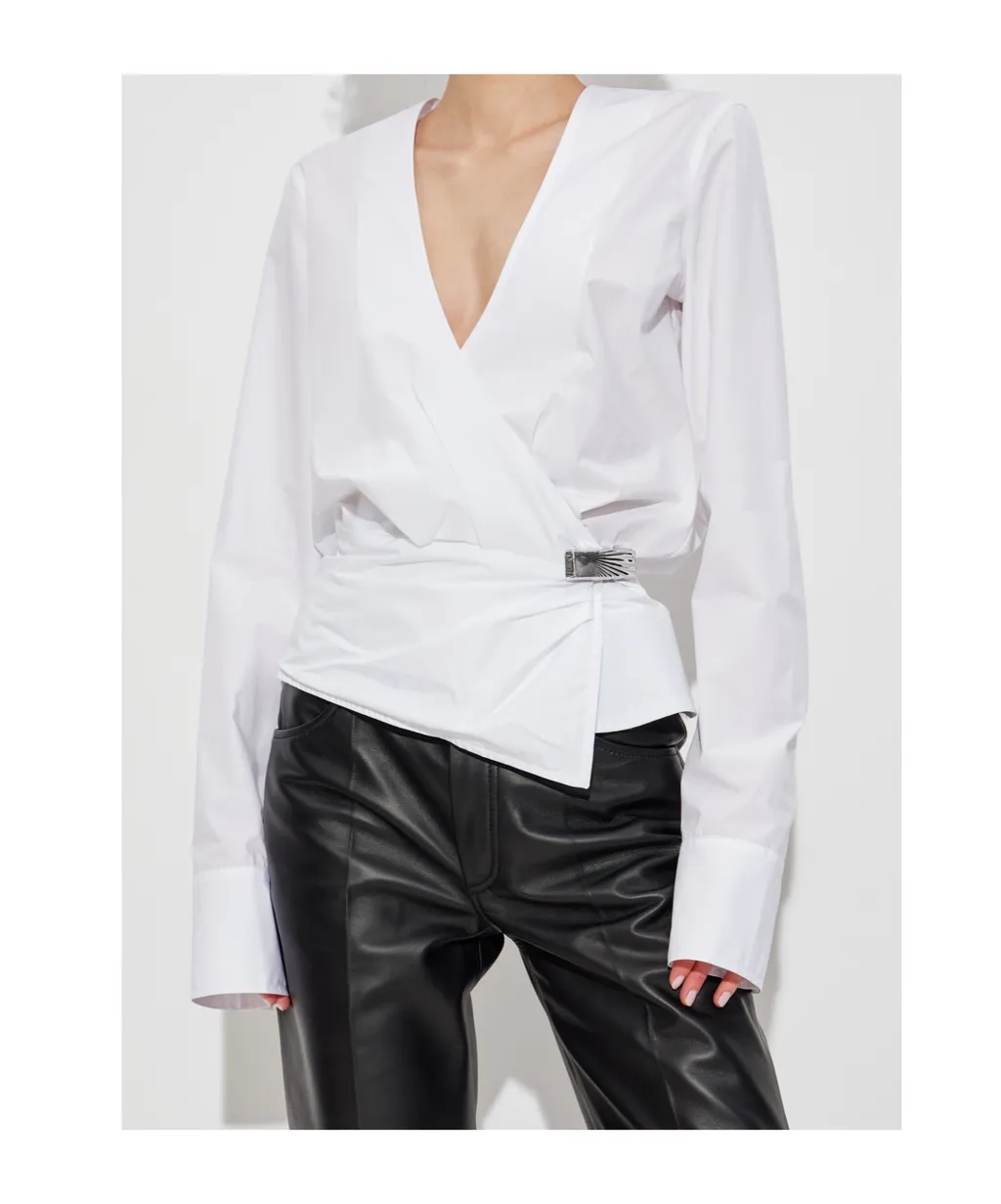 Pleated Blouse