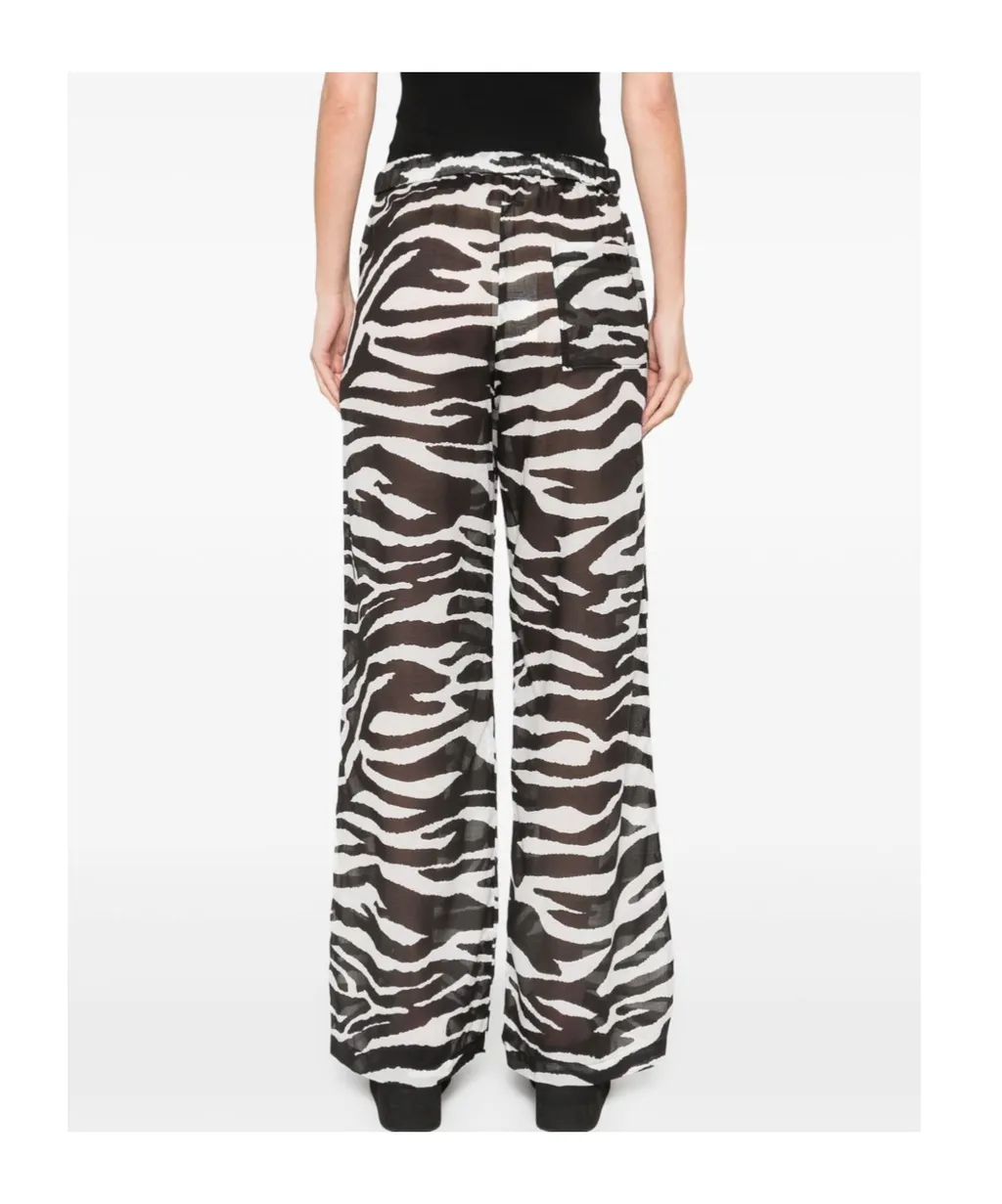Zebra Printed Long Pants