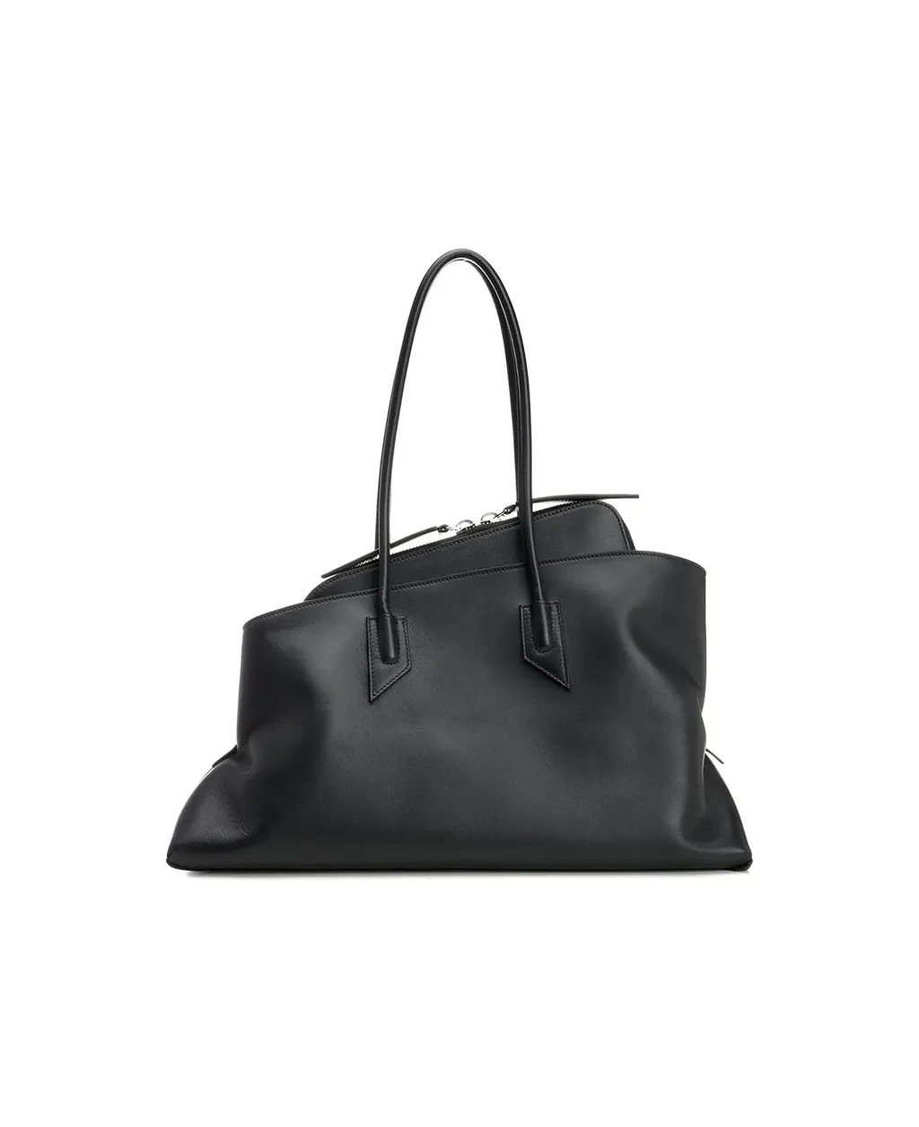 Double Zipper Shoulder Bag