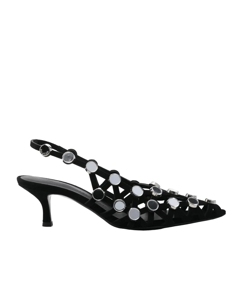 Pointed High-Heeled Sandals