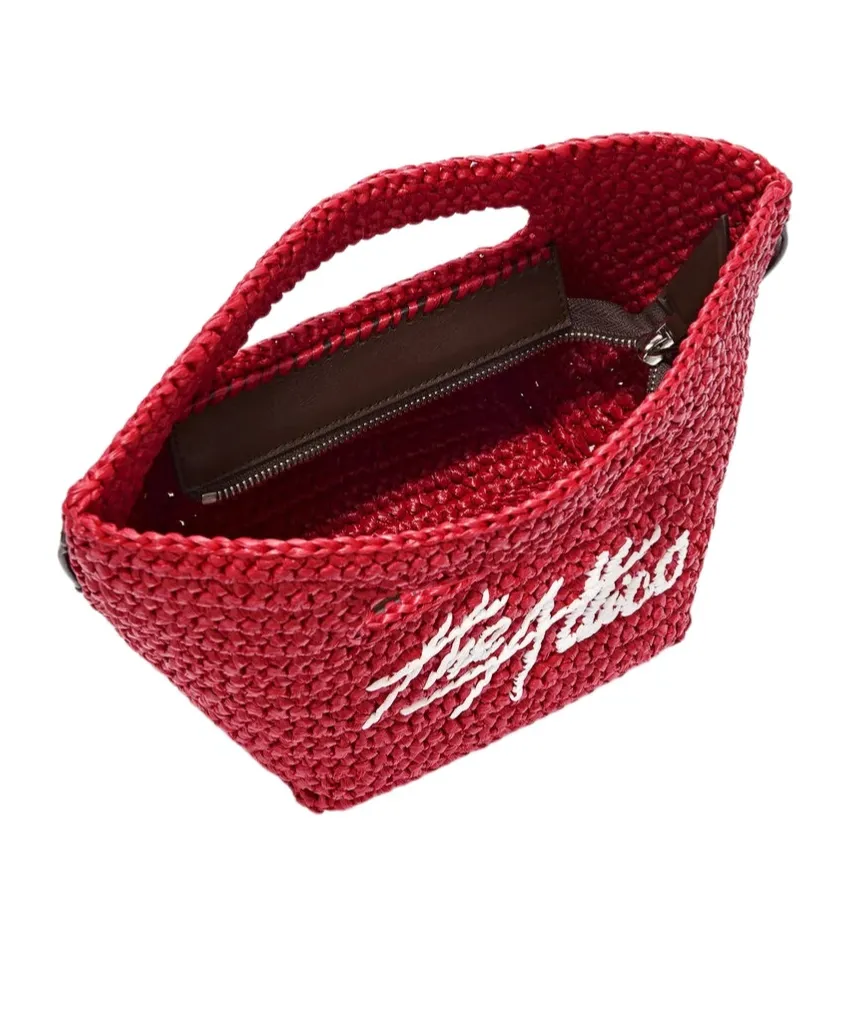Via Dei Giardini 15 Red Tote Bag