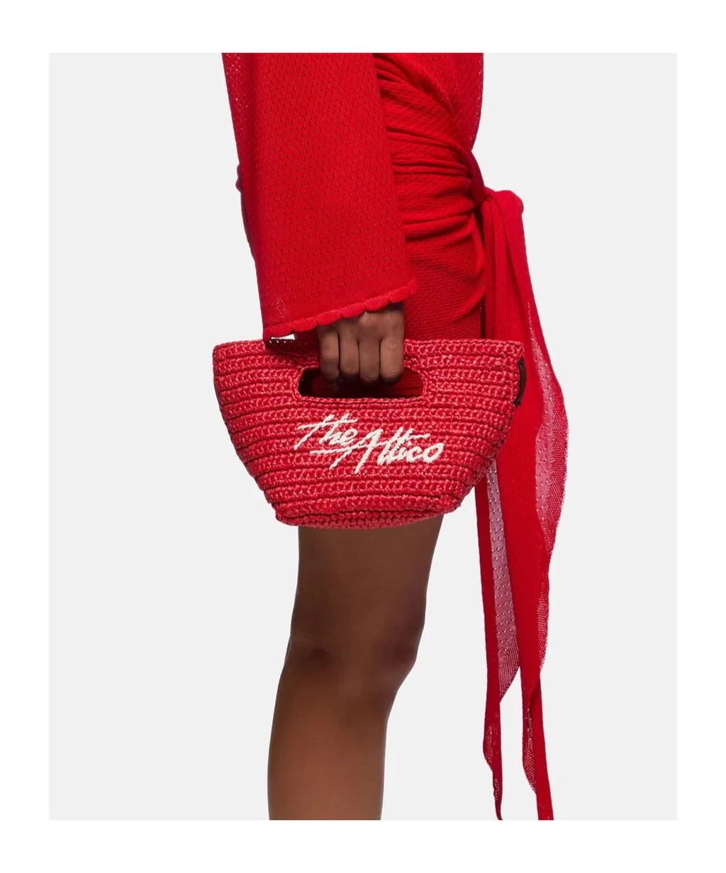 Via Dei Giardini 15 Red Tote Bag