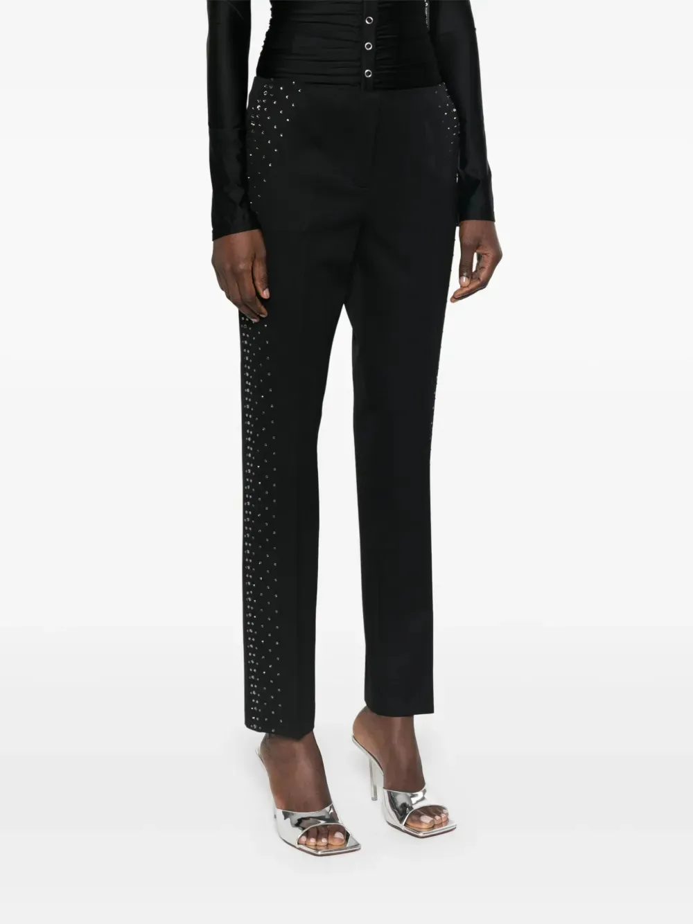 Crystal-Embellished Trousers