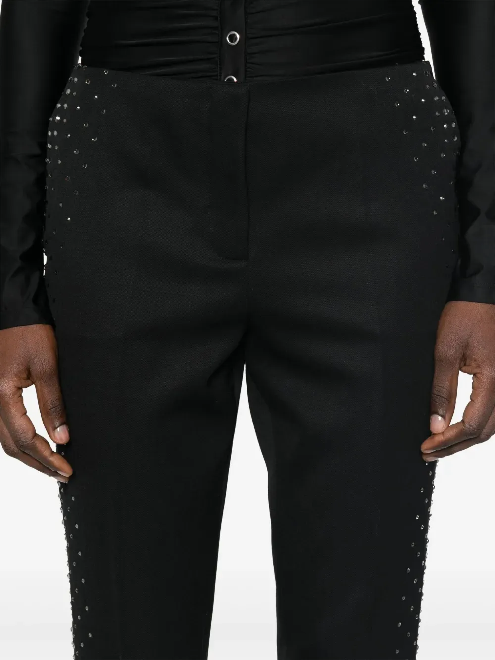 Crystal-Embellished Trousers