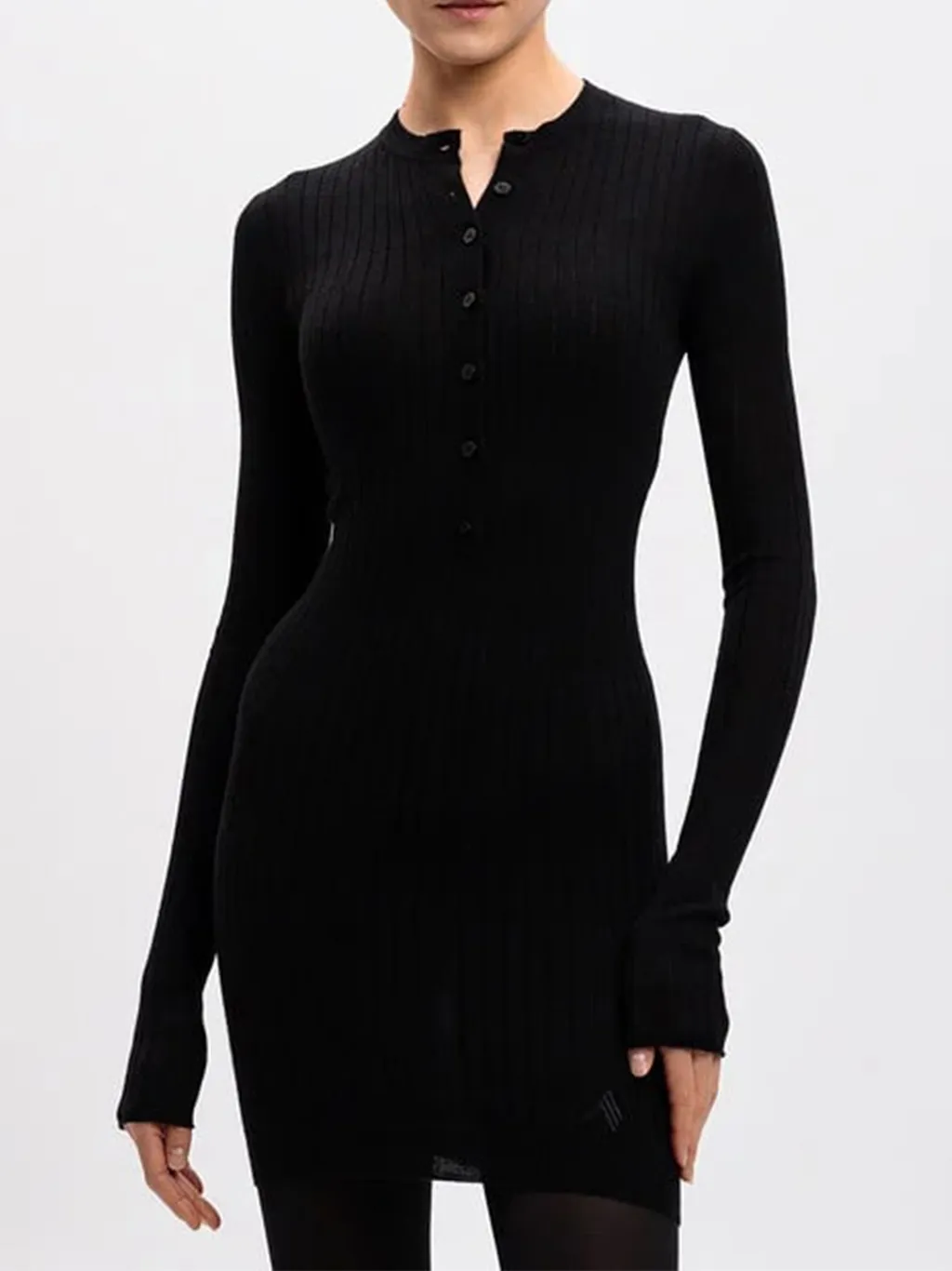 Ribbed Mini Dress