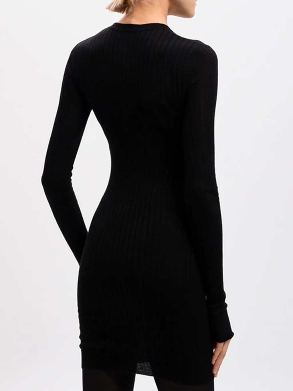 Ribbed Mini Dress