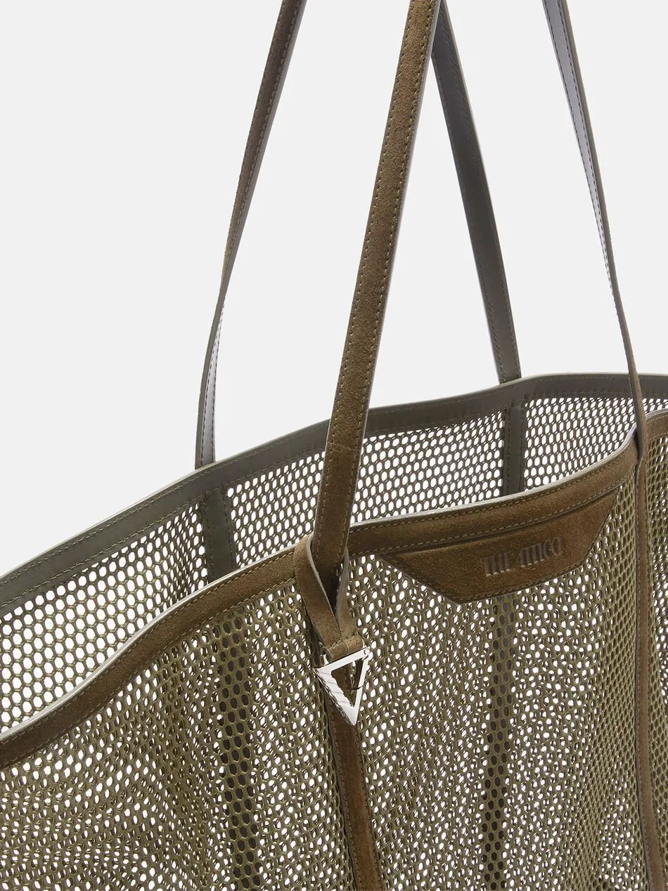 Via Del Mare Mesh Tote Bag