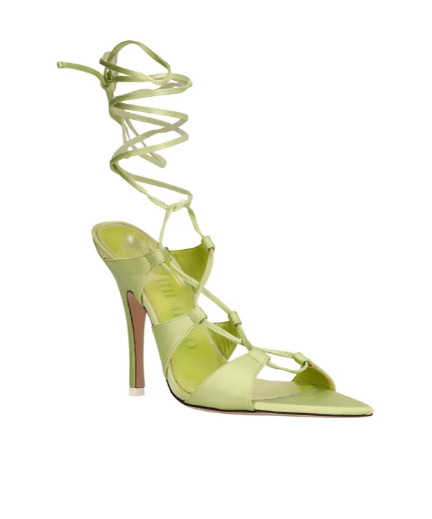 Pointed High-Heeled Sandals