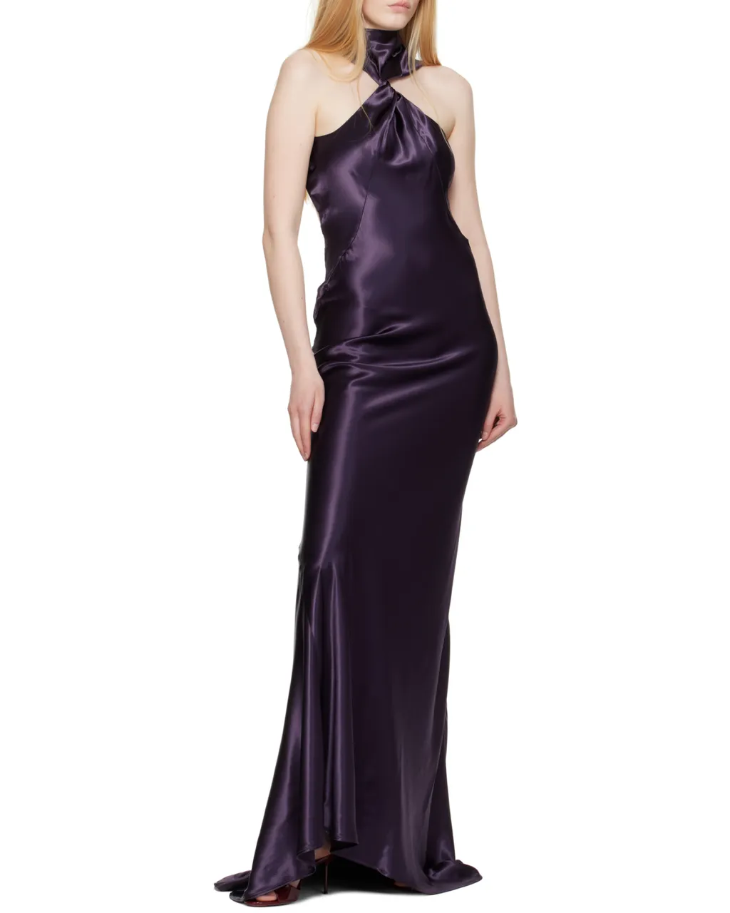 Satin Long Dress