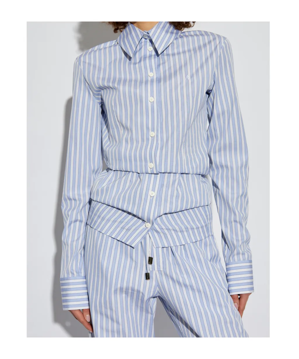Striped Long-Sleeved Shirt